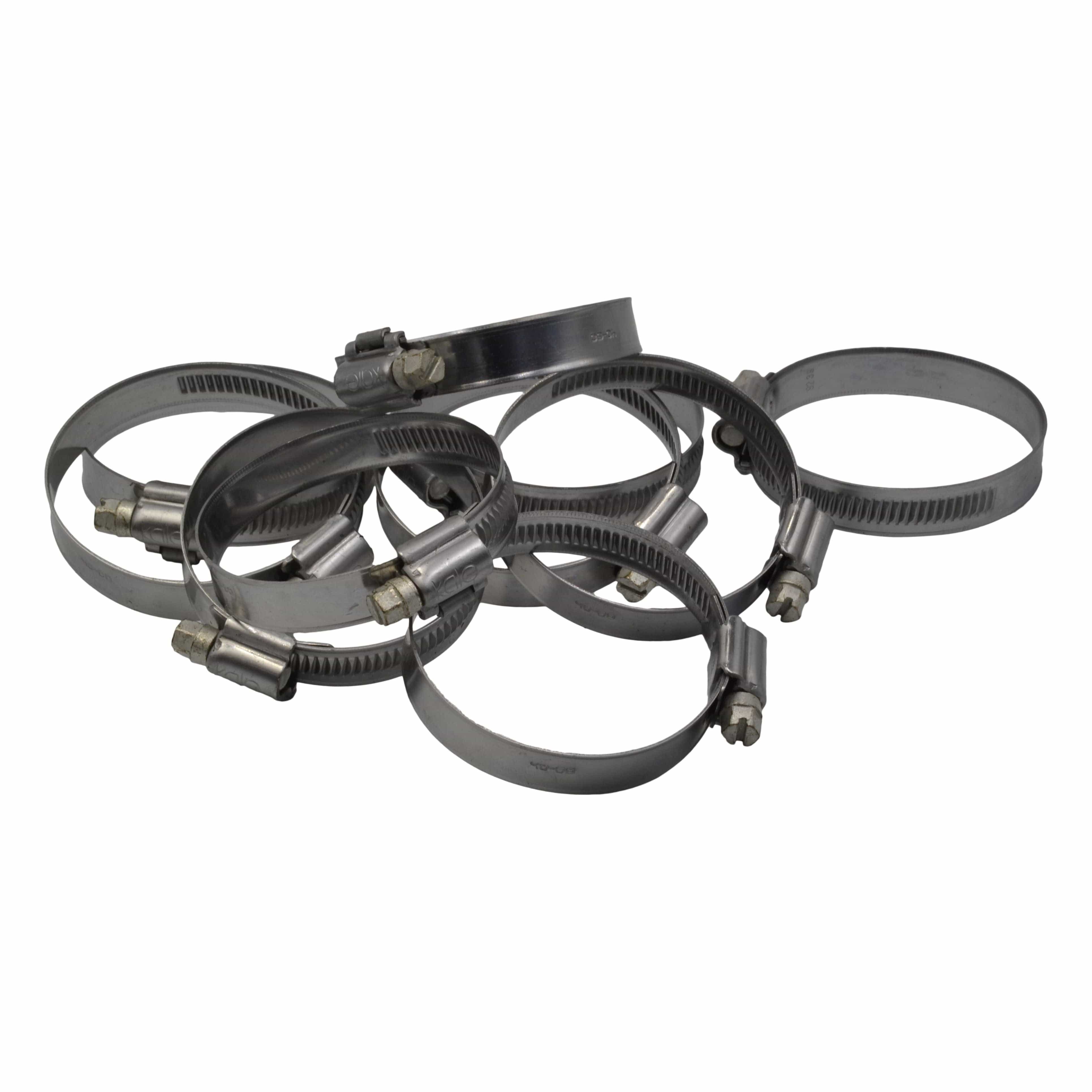 Kale Grab Kits 10 Piece Kale 304 Stainless Steel 40-60mm Worm Drive Hose Clamp