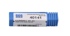 KYOCERA ASIA PACIFIC PTE LTD ENDMILL Kyocera SGS - 6.0mm 4 Flute Uncoated Carbide End Mill Short Series