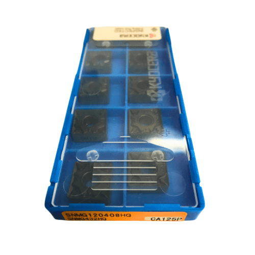 KYOCERA ASIA PACIFIC PTE LTD INSERT 10pc Kyocera SNMG120408HQ CA125P – Turning Insert (Finishing to Medium, HQ Chipbreaker)