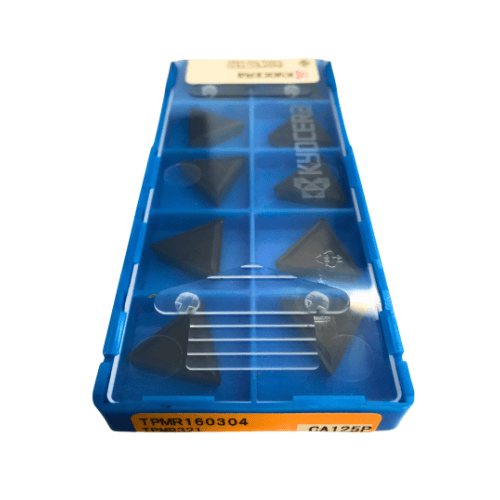 KYOCERA ASIA PACIFIC PTE LTD INSERT 10pc Kyocera TPMR160304 CA125P – Turning Insert (Positive Type, Steel Machining)