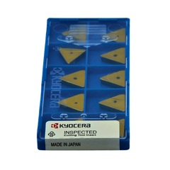 KYOCERA ASIA PACIFIC PTE LTD INSERTS 10pc Kyocera TPGN160308S00820 A66N – Ceramic Turning Insert (Cast Iron and Heat-Resistant Alloy Machining)