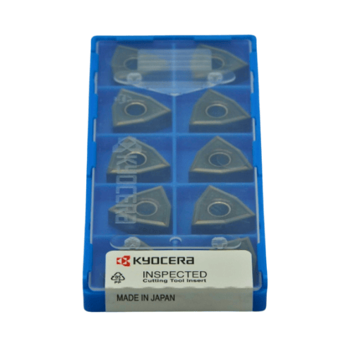 KYOCERA ASIA PACIFIC PTE LTD INSERTS 10pc Kyocera WNMG080404MU PR1535 – Turning Insert (Medium to Finishing, MU Chipbreaker)