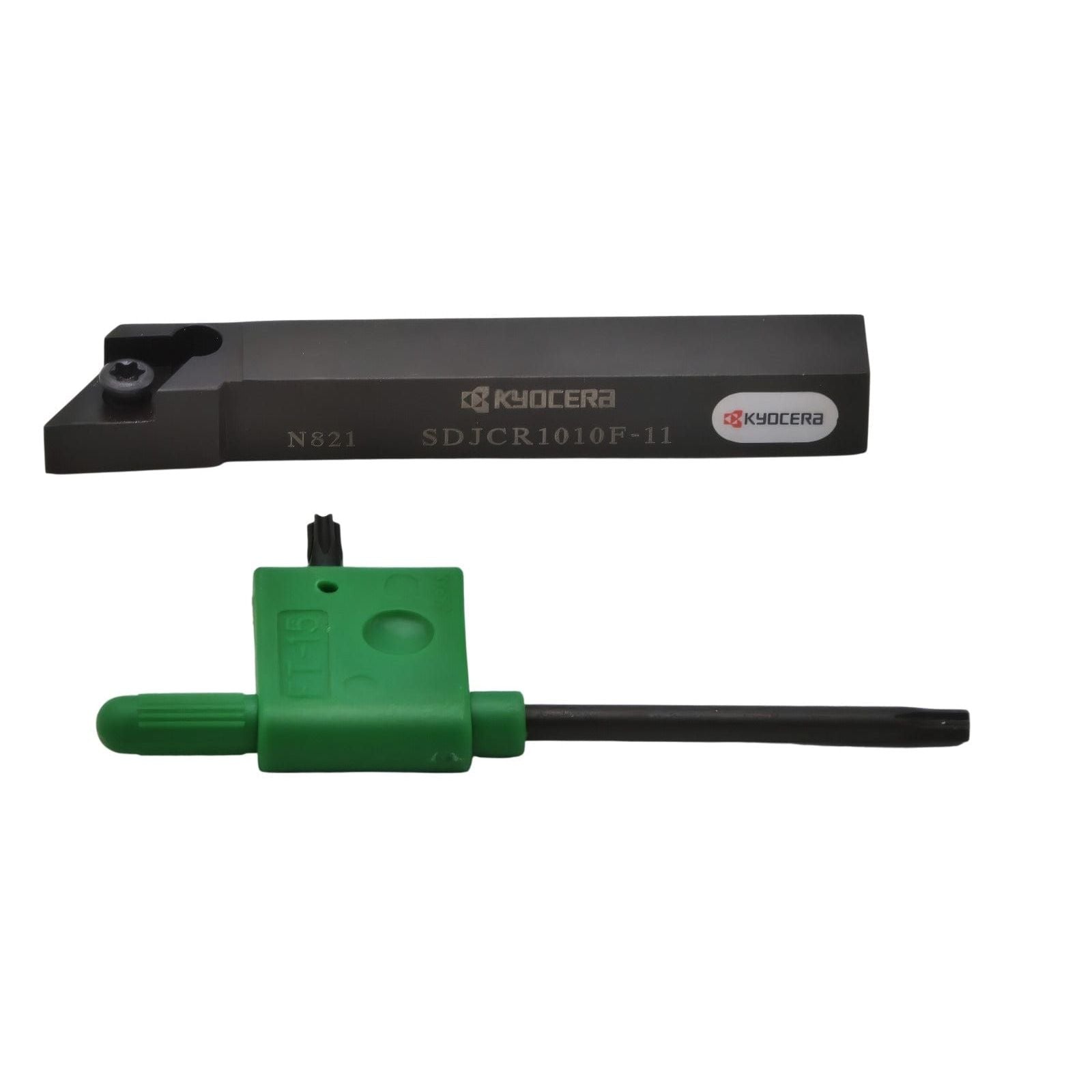 KYOCERA ASIA PACIFIC PTE LTD TOOL HOLDERS Kyocera SDJCR1010F-11 – External Turning Toolholder (THC05141, 10×10 mm Shank)