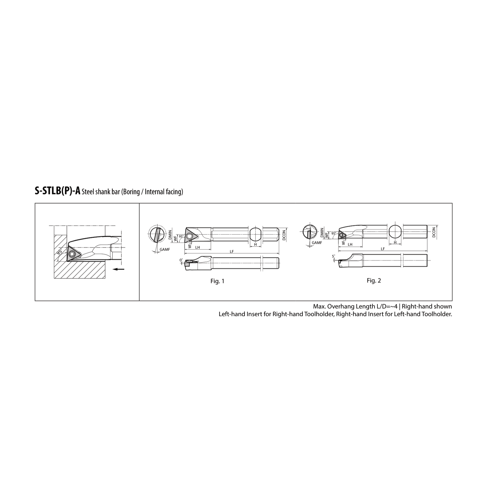Kyocera Boring Bars Kyocera Dynamic Bar S12M-STLPR09-16A Internal Boring Bar – Ø12 mm x 16mm