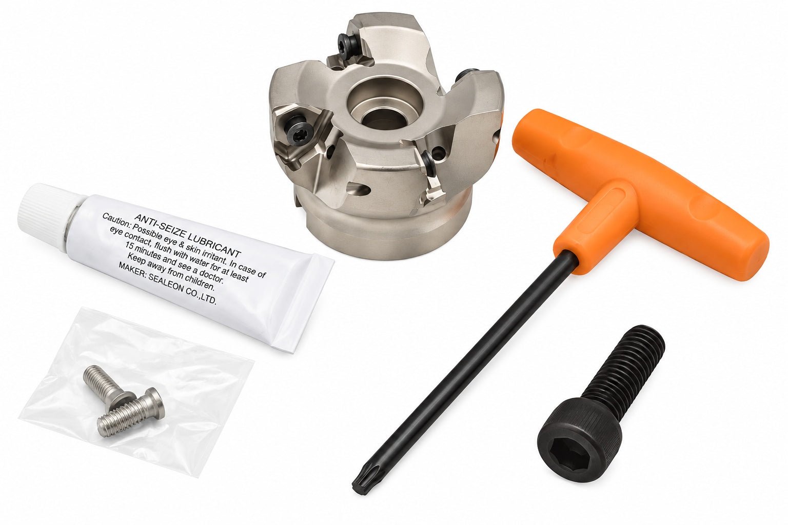 Kyocera MFWN90063R-4T-M 63mm Milling Toolholder (4 Inserts 22mm Bore Internal Coolant) - Twin Eagle Imports