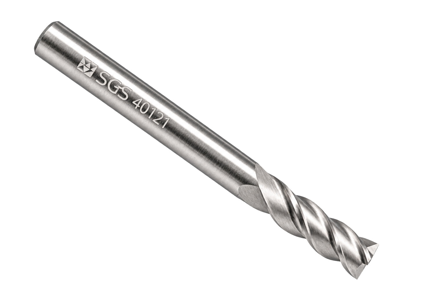 Kyocera SGS 40121 3mm 4 Flute Bright Uncoated Long Carbide Square End Mill - Twin Eagle Imports