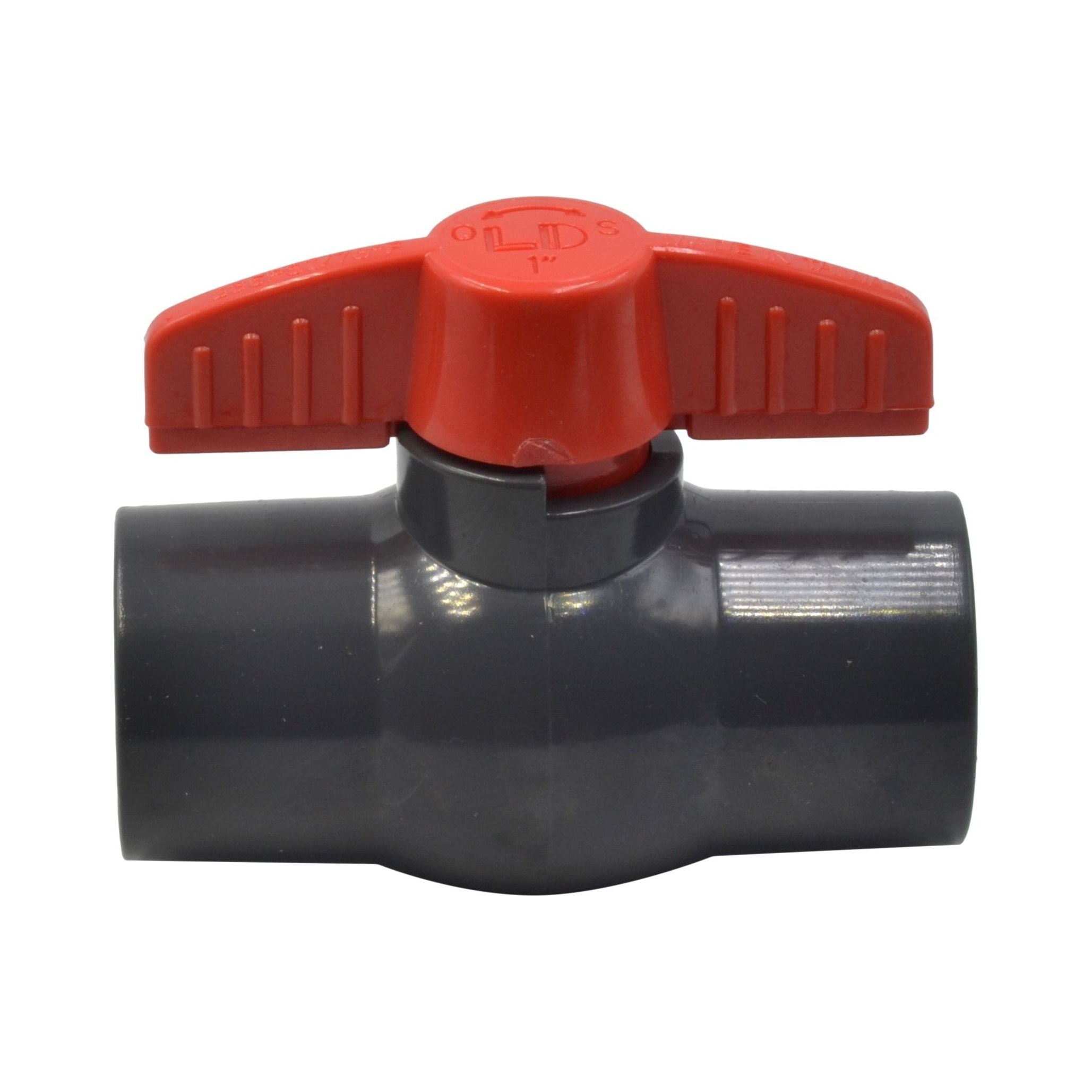 LD Valve Ball Valve 1pcs PVC Pipe Female/Female 1" BSP Thread Ball Valve