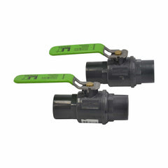 LD Valve Ball Valve x2 Piece 1/2" Industrial Quality Nylon Ball Valve 235 PSI F/F BSPT Thread