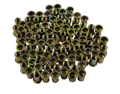M10 Metric Zinc Plated Steel Nutsert Rivet Nuts – Bulk Pack of 100 - Twin Eagle Imports