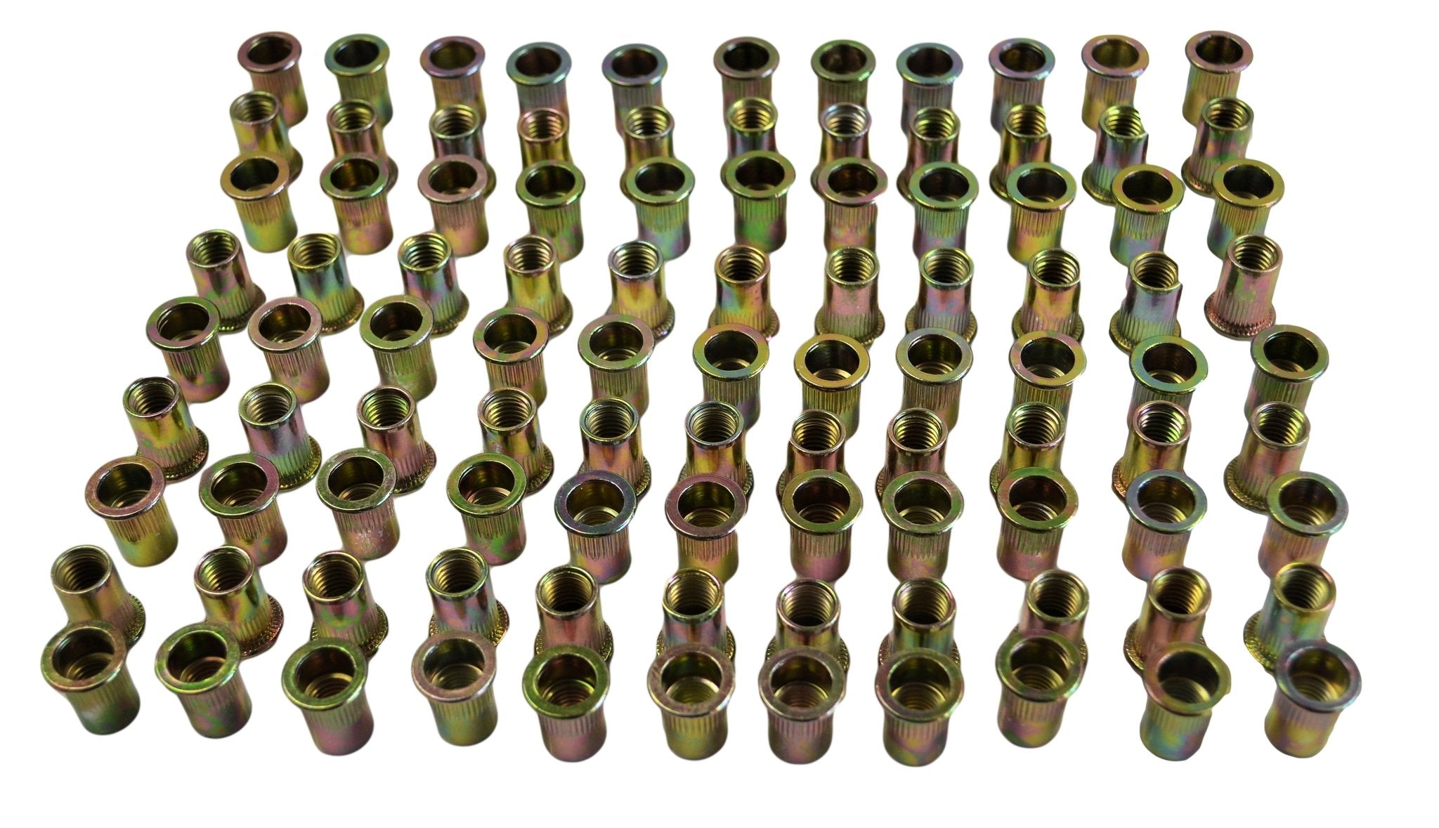 M10 Metric Zinc Plated Steel Nutserts Rivet Nuts Bulk Pack of 50 - Twin Eagle Imports