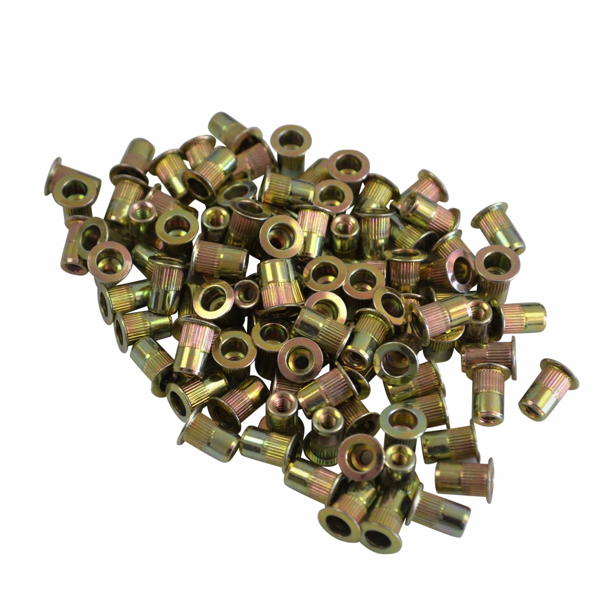 M12 Metric Zinc Plated Steel Nutserts Rivet Nuts Bulk Pack of 200 - Twin Eagle Imports