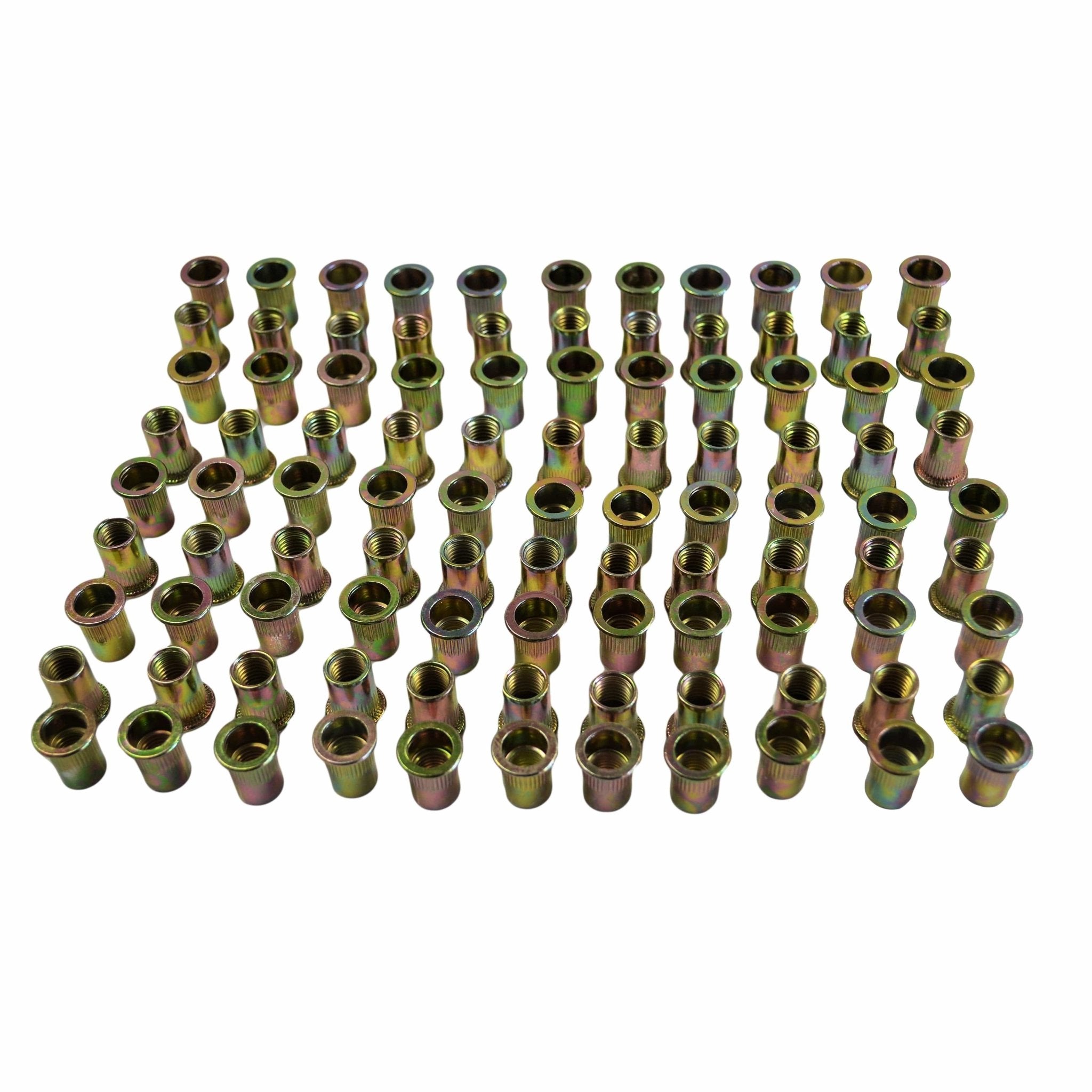 M12 Metric Zinc Plated Steel Nutserts Rivet Nuts Bulk Pack of 200 - Twin Eagle Imports
