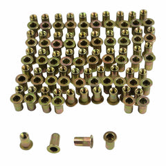 M12 Metric Zinc Plated Steel Nutserts Rivet Nuts Bulk Pack of 200 - Twin Eagle Imports