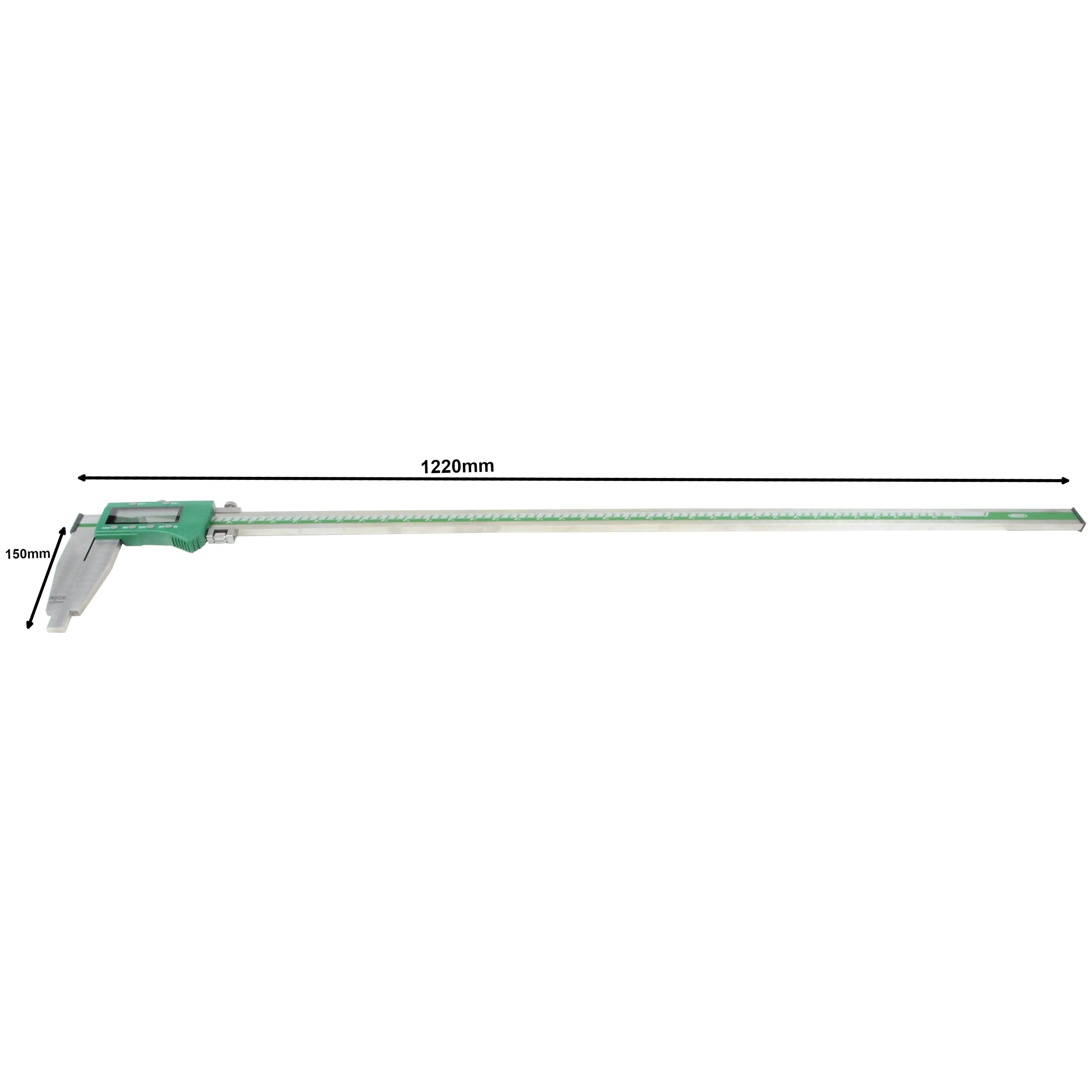 Insize Long Jaw Digital Caliper  0-1000mm / 0-40" Range Series 1106-1002