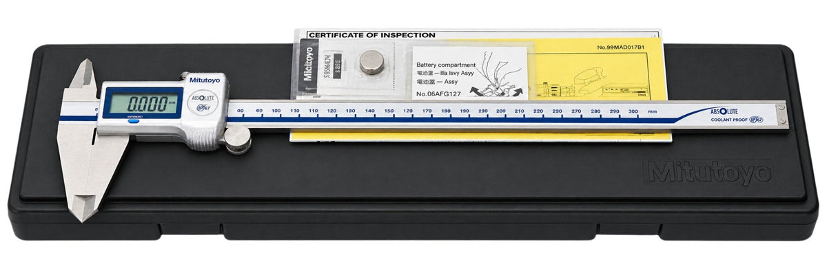 Mitutoyo IP67 Coolant Proof Digital Caliper 0-300mm Mitutoyo Series 500-714-20 (CD-P30M) - Twin Eagle Imports