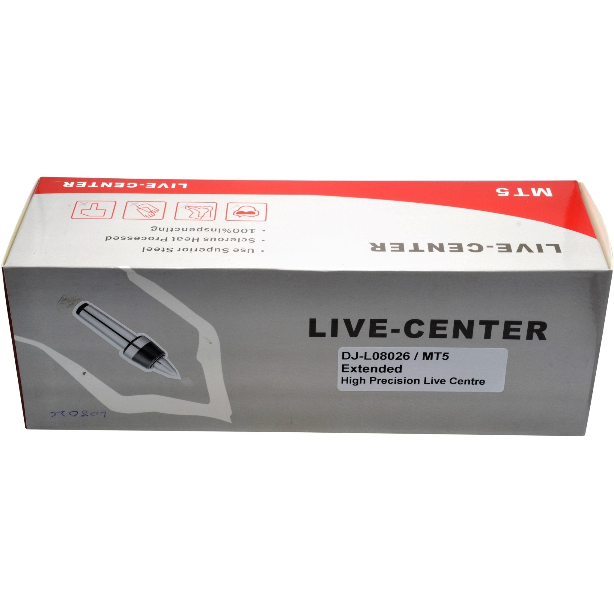 Morse Taper 5 Extended Nose Precision High Speed Live Centre - Twin Eagle Imports