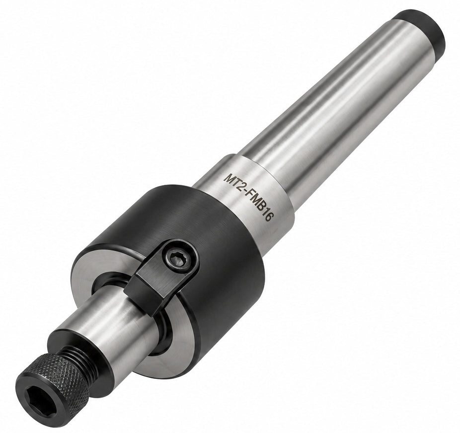 MT2 Shell Mill Arbor 16mm Pilot Diameter - Morse Taper 2 Face Mill Holder - Twin Eagle Imports