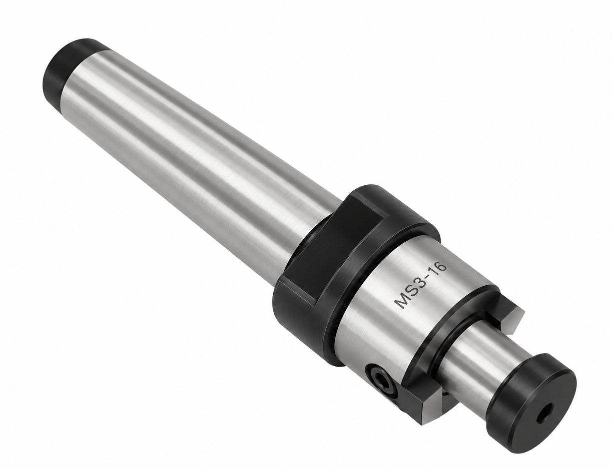 MT3 Face Mill Arbor 16mm Pilot Diameter - M12 Drawbar Thread - Twin Eagle Imports