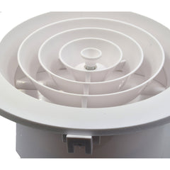 Pack of 20 Ductsure PDJ150 Plastic Round Ceiling Vent Diffuser - Twin Eagle Imports
