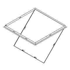 Pack of 4 Ductsure Access Panel White Powder Coated 14"x14" (355x355mm) - Twin Eagle Imports