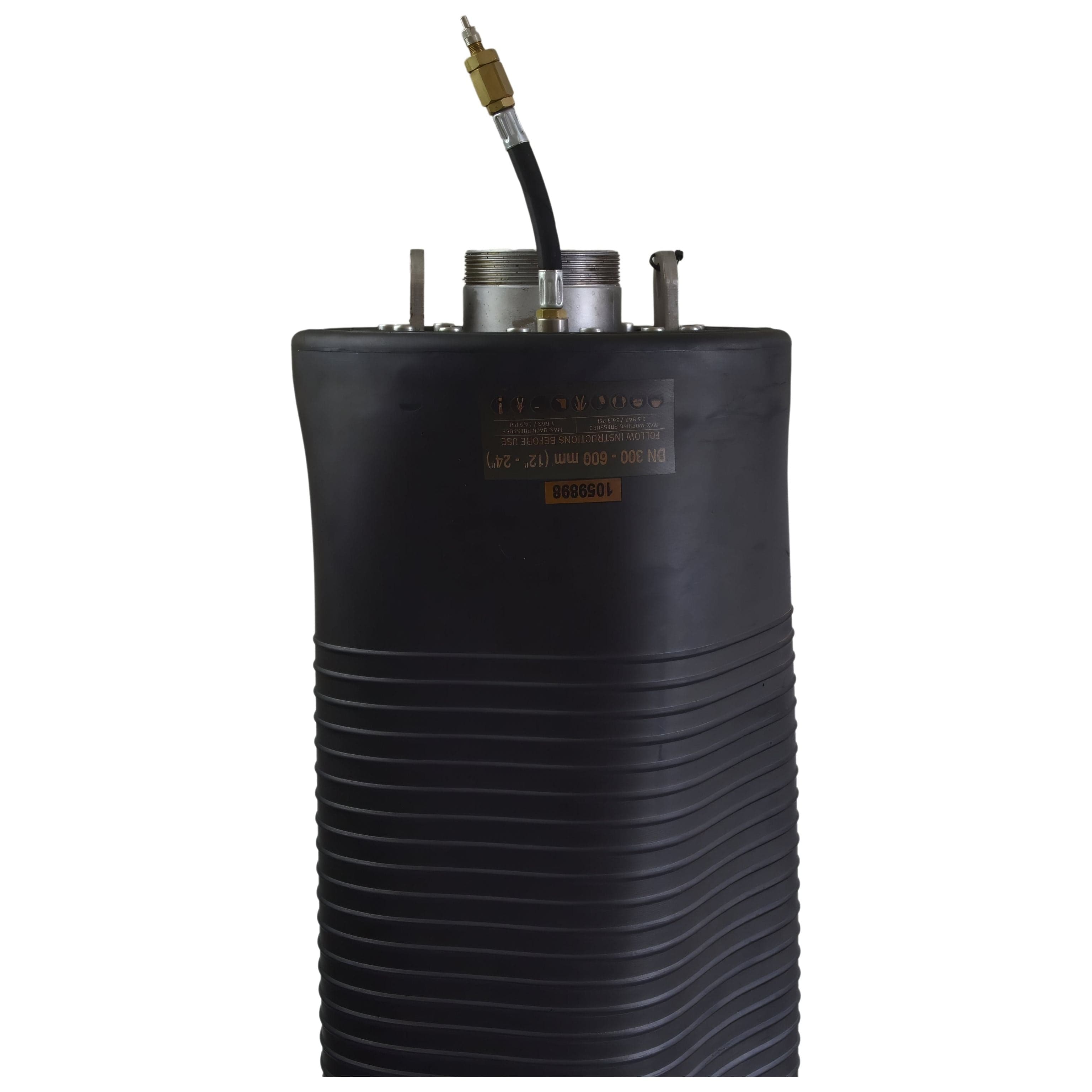 Plugline Expanding Plumbing Plug PLUGLINE 300-600 mm Multi Size Metal Core Inflatable Bypass Plug