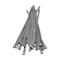 Raptor Cable Tie RAPTOR 304 Stainless Steel 300mm x 4.8mm Cable Ties, 20 Pack