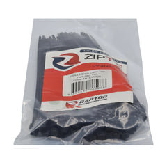 Raptor Cable Tie RAPTOR Black 150mm x 3.6mm Medium Duty Cable Ties, 100 Pack