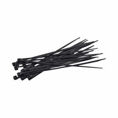 Raptor Cable Tie RAPTOR Black 150mm x 3.6mm Medium Duty Cable Ties, 20 Pack
