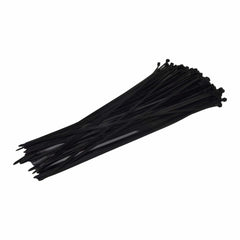 Raptor Cable Tie RAPTOR Black 370mm x 4.8mm Medium Duty Cable Ties, 100 Pack