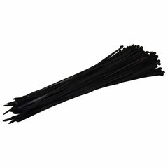 Raptor Cable Tie RAPTOR Black 550mm x 7.6mm Heavy Duty Cable Ties, 100 Pack