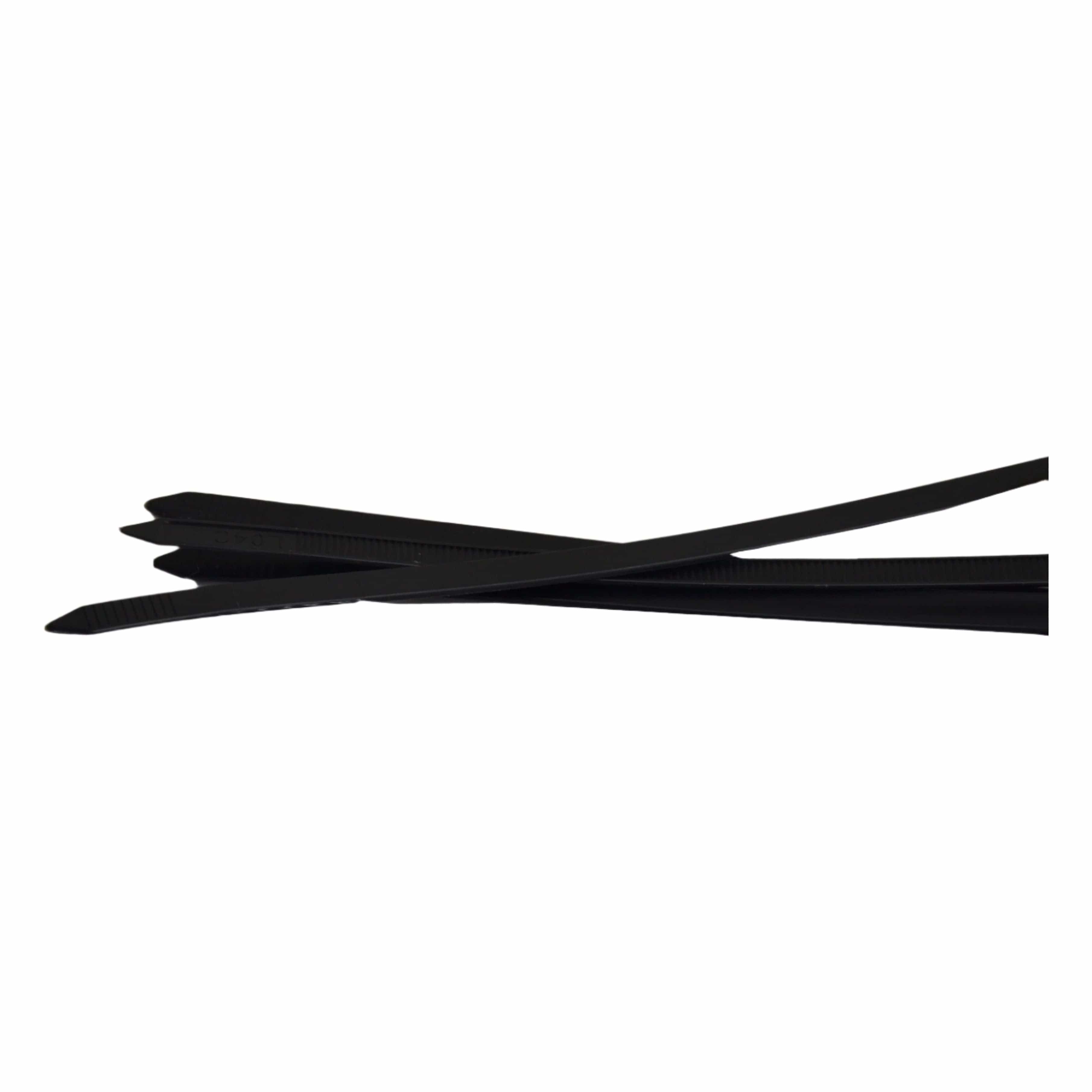 Raptor Cable Tie RAPTOR Black 550mm x 7.6mm Heavy Duty Cable Ties, 20 Pack