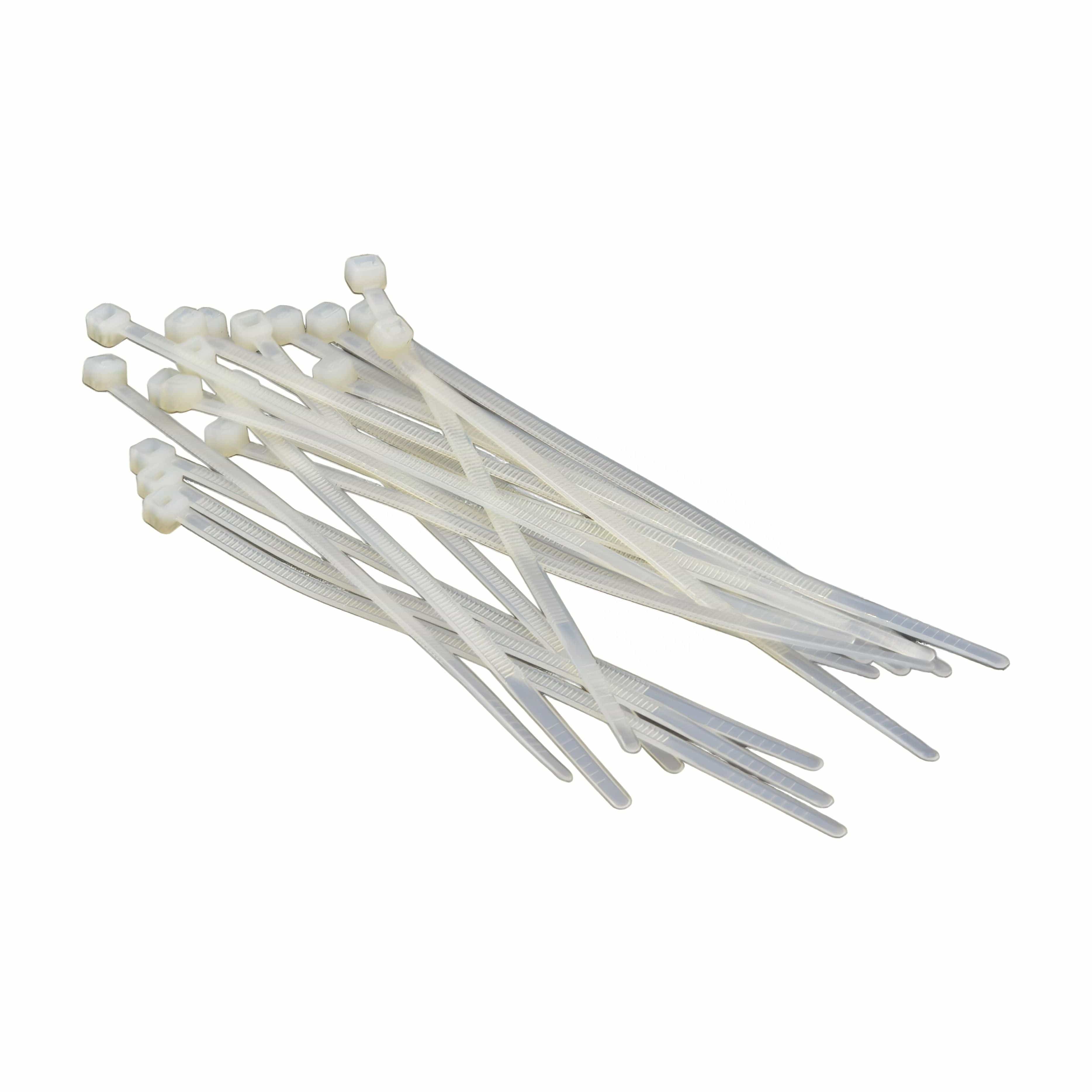 Raptor Cable Tie RAPTOR Natural 140mm x 3.6mm Medium Duty Cable Ties, 20 Pack
