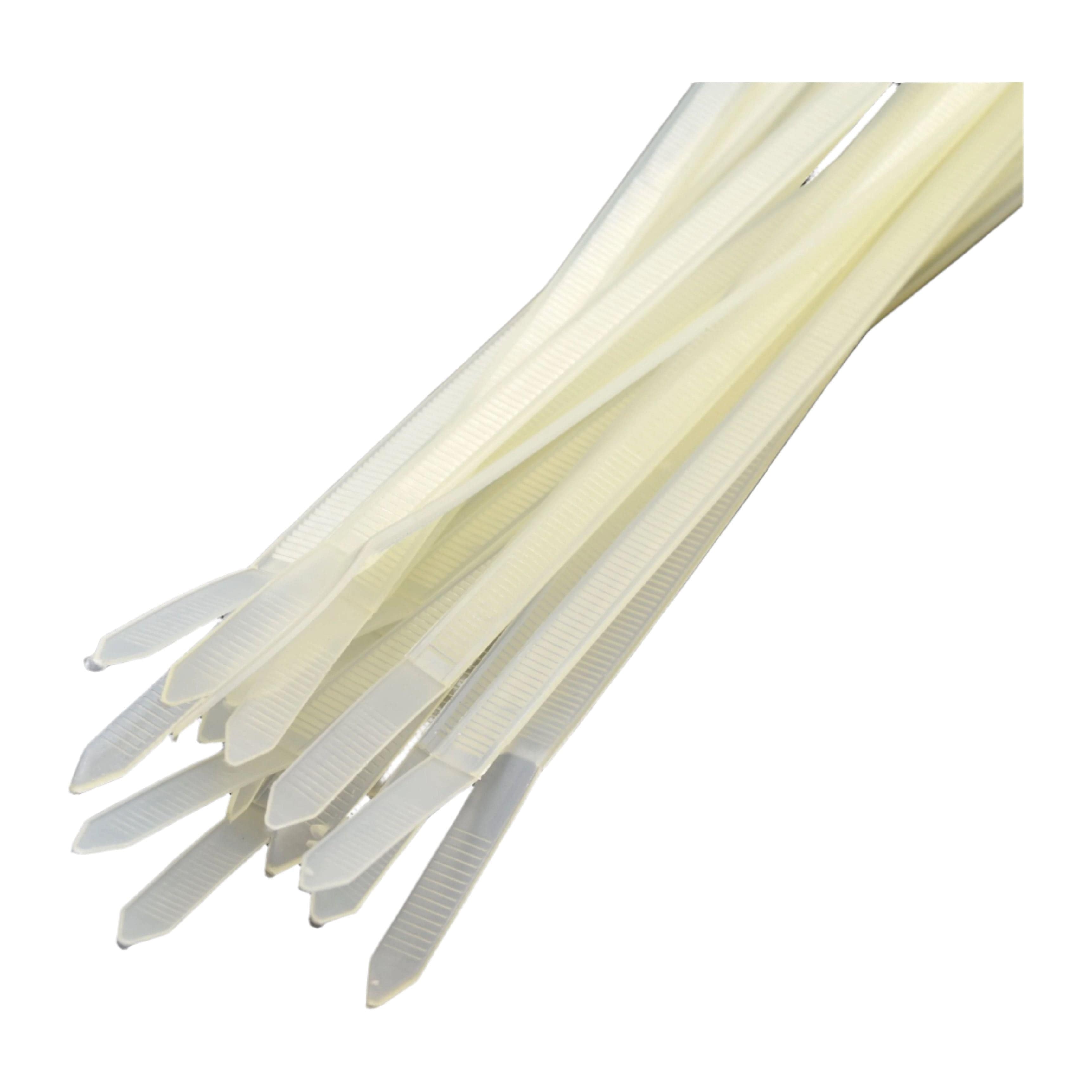 Raptor Cable Tie RAPTOR Natural 370mm x 4.8mm Medium Duty Cable Ties, 20 Pack