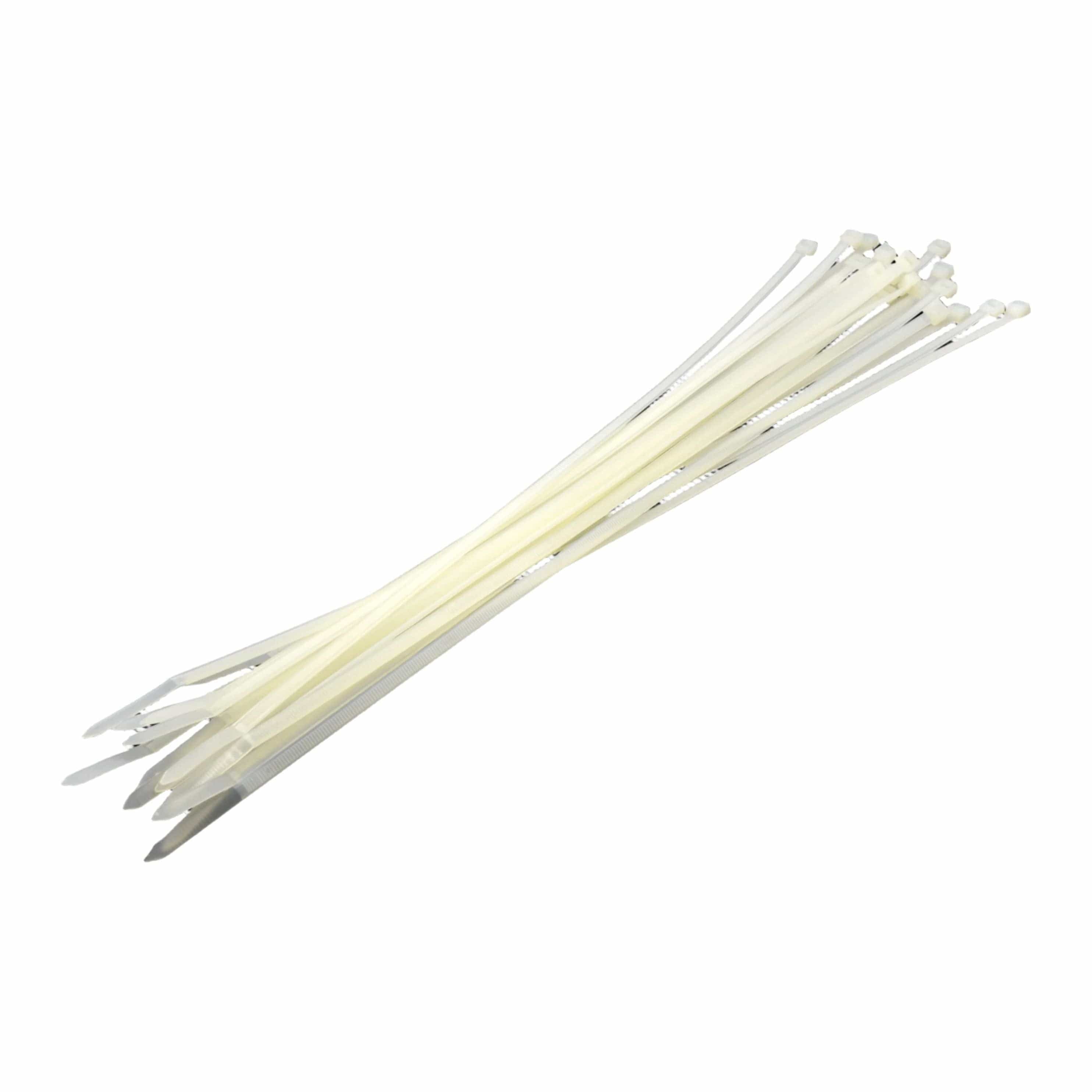 Raptor Cable Tie RAPTOR Natural 370mm x 4.8mm Medium Duty Cable Ties, 20 Pack