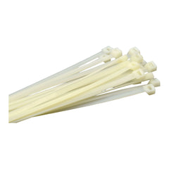 Raptor Cable Tie RAPTOR White 200mm x 4.8mm Medium Duty Cable Ties, 20 Pack