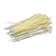 RAPTOR Natural 150mm x 3.6mm Medium Duty Cable Ties, 100 Pack - Twin Eagle Imports