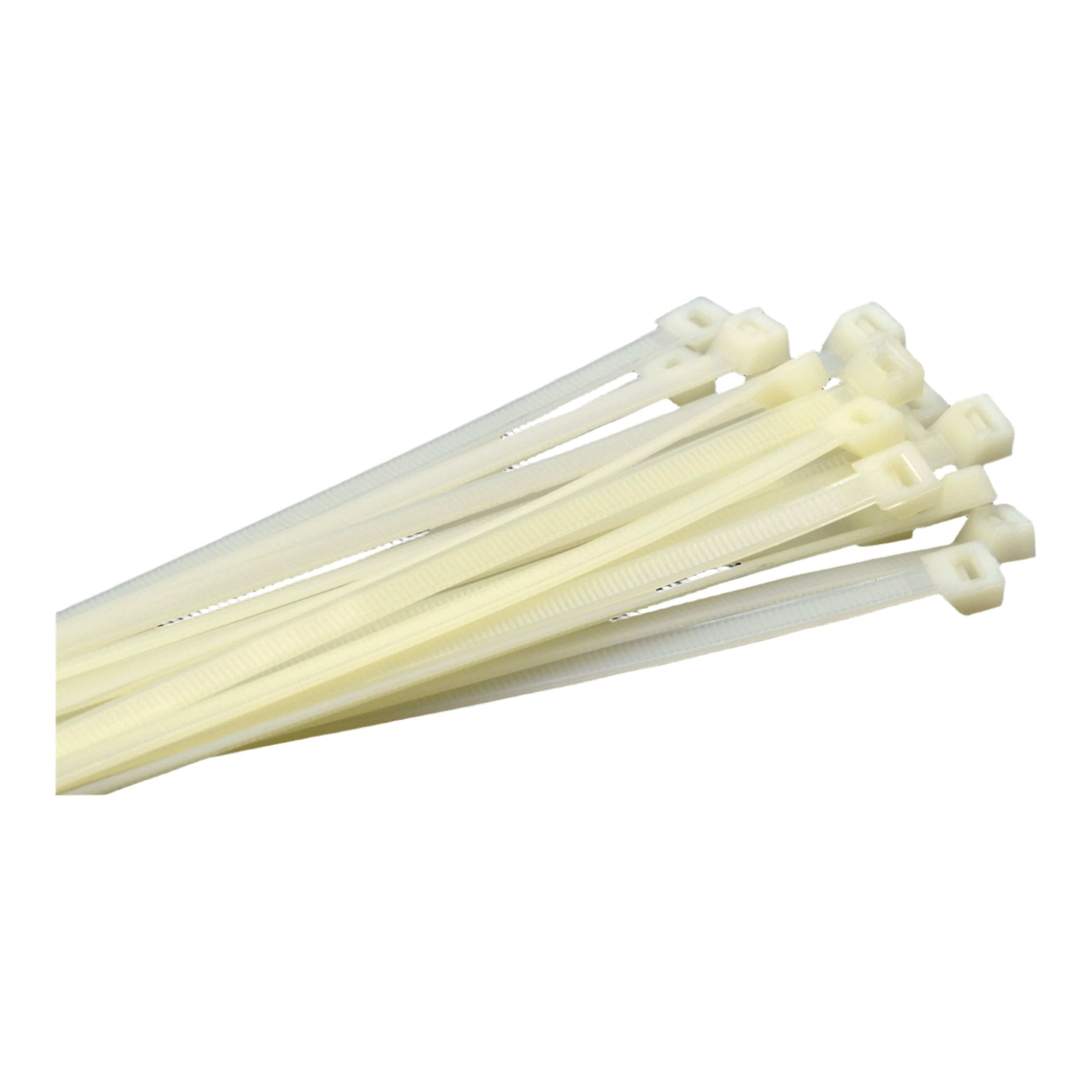RAPTOR White 200mm x 4.8mm Medium Duty Cable Ties, 20 Pack - Twin Eagle Imports