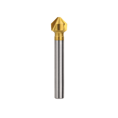 Saber 20mm 90° TiN Coated HSS-Co5 (Cobalt) Triple Flute Countersink Cutter - Twin Eagle Imports