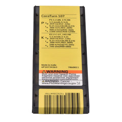 SANDVIK INSERT 10pc Sandvik Medium Chipbreaker - Steel / Cast Iron Grade Insert - CCMT 09 T3 04-PM 4425