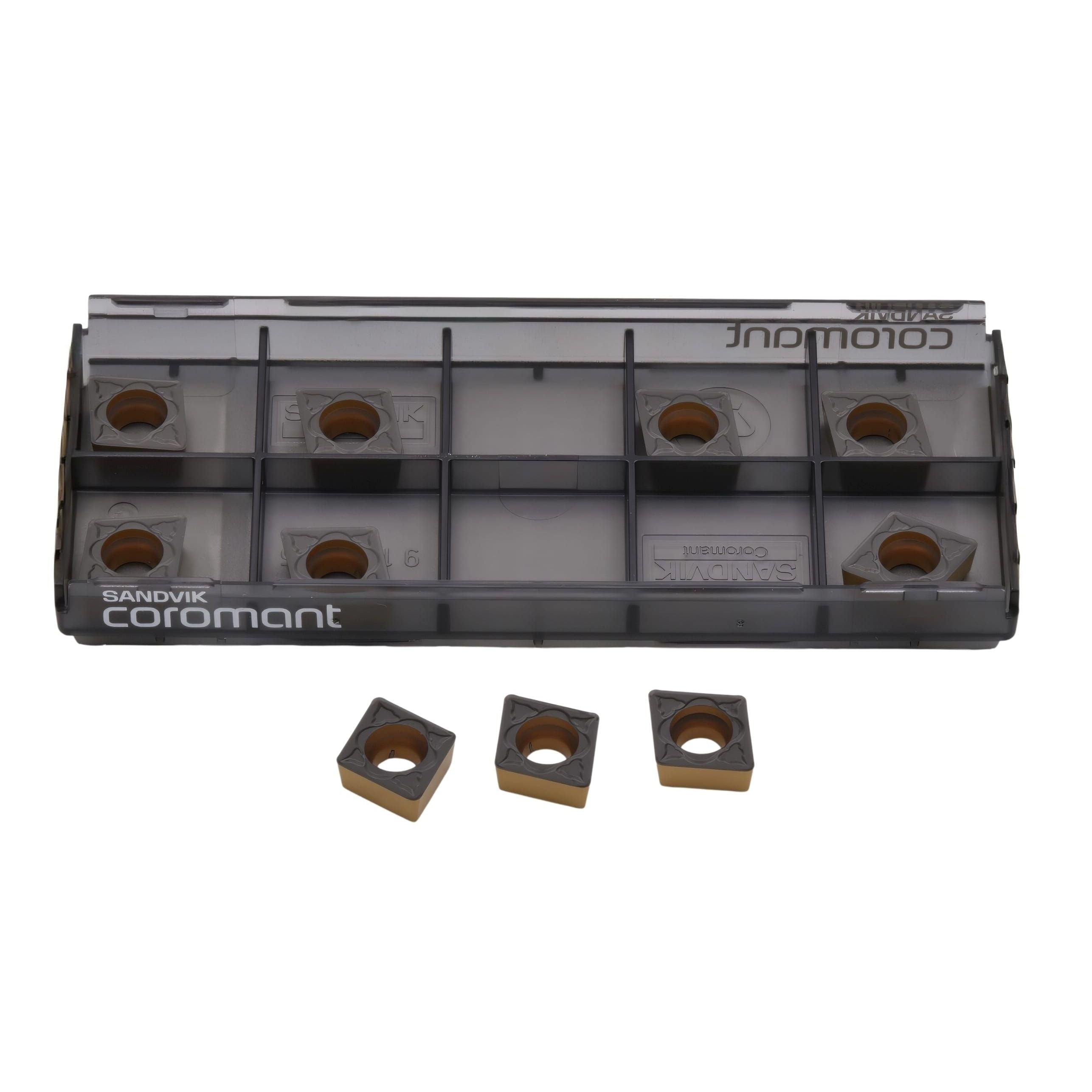 SANDVIK INSERT 10pc Sandvik Medium Chipbreaker - Steel / Cast Iron Grade Insert - CCMT 09 T3 08-PM 4425