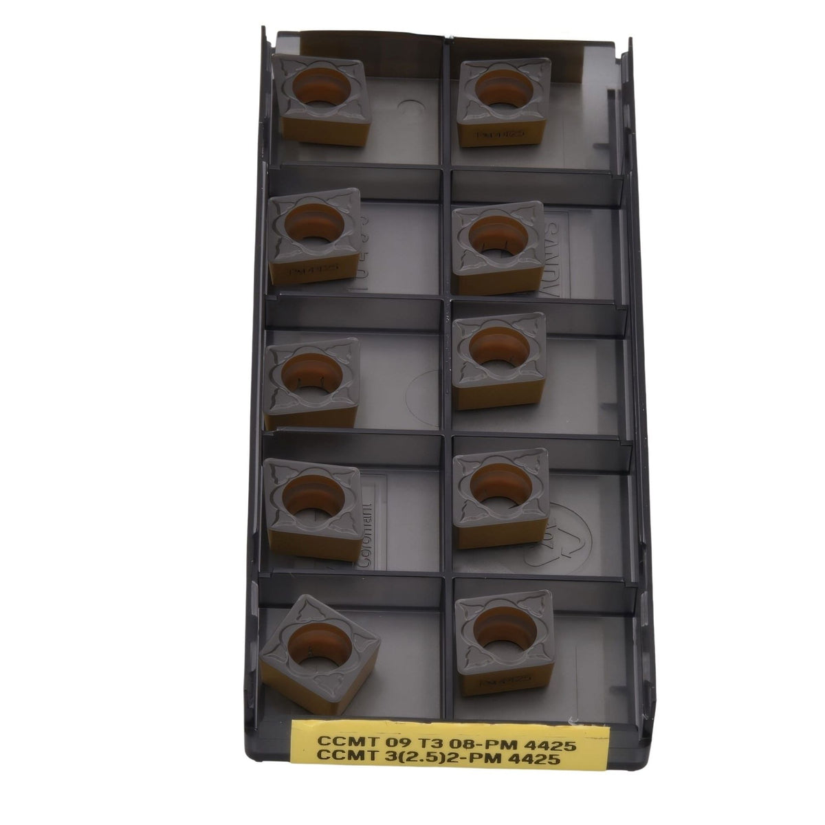 SANDVIK INSERT 10pc Sandvik Medium Chipbreaker - Steel / Cast Iron Grade Insert - CCMT 09 T3 08-PM 4425