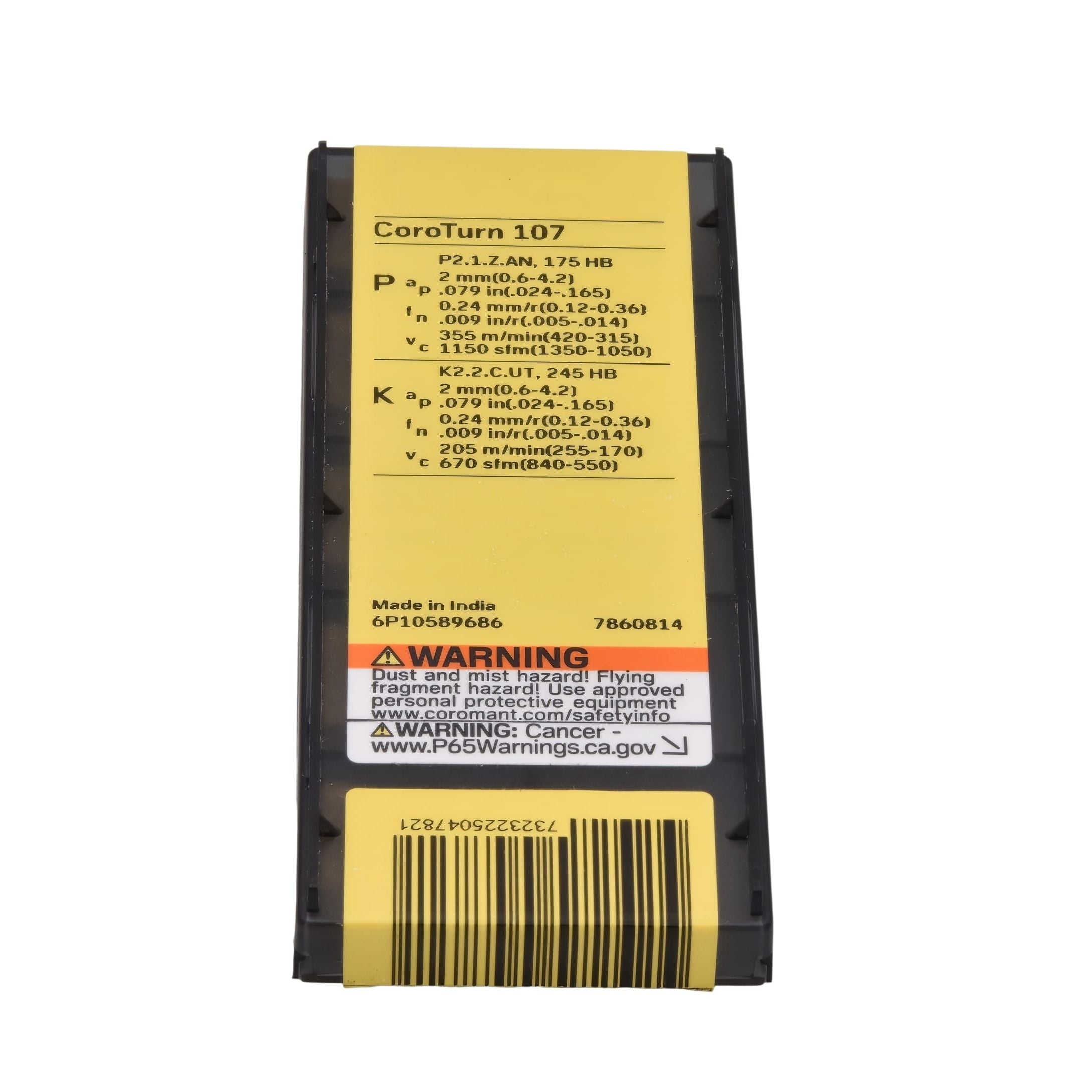 SANDVIK INSERT 10pc Sandvik Medium Chipbreaker - Steel / Cast Iron Grade Insert - CCMT 12 04 08-PM 4425