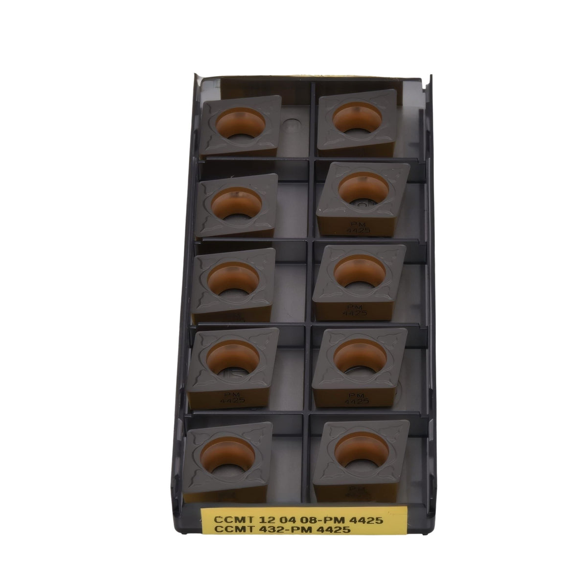 SANDVIK INSERT 10pc Sandvik Medium Chipbreaker - Steel / Cast Iron Grade Insert - CCMT 12 04 08-PM 4425