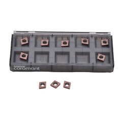 SANDVIK INSERTS 10pc Sandvik Coromant CCMT 06 02 04-MM 1125 Turning Insert (Suitable for Stainless Steel, Medium Chipbreaker)
