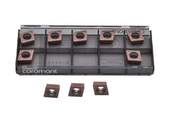 SANDVIK INSERTS 10pc Sandvik Coromant CCMT 09 T3 08-MM 1125 Turning Insert (Suitable for Stainless Steel, Medium Chipbreaker)