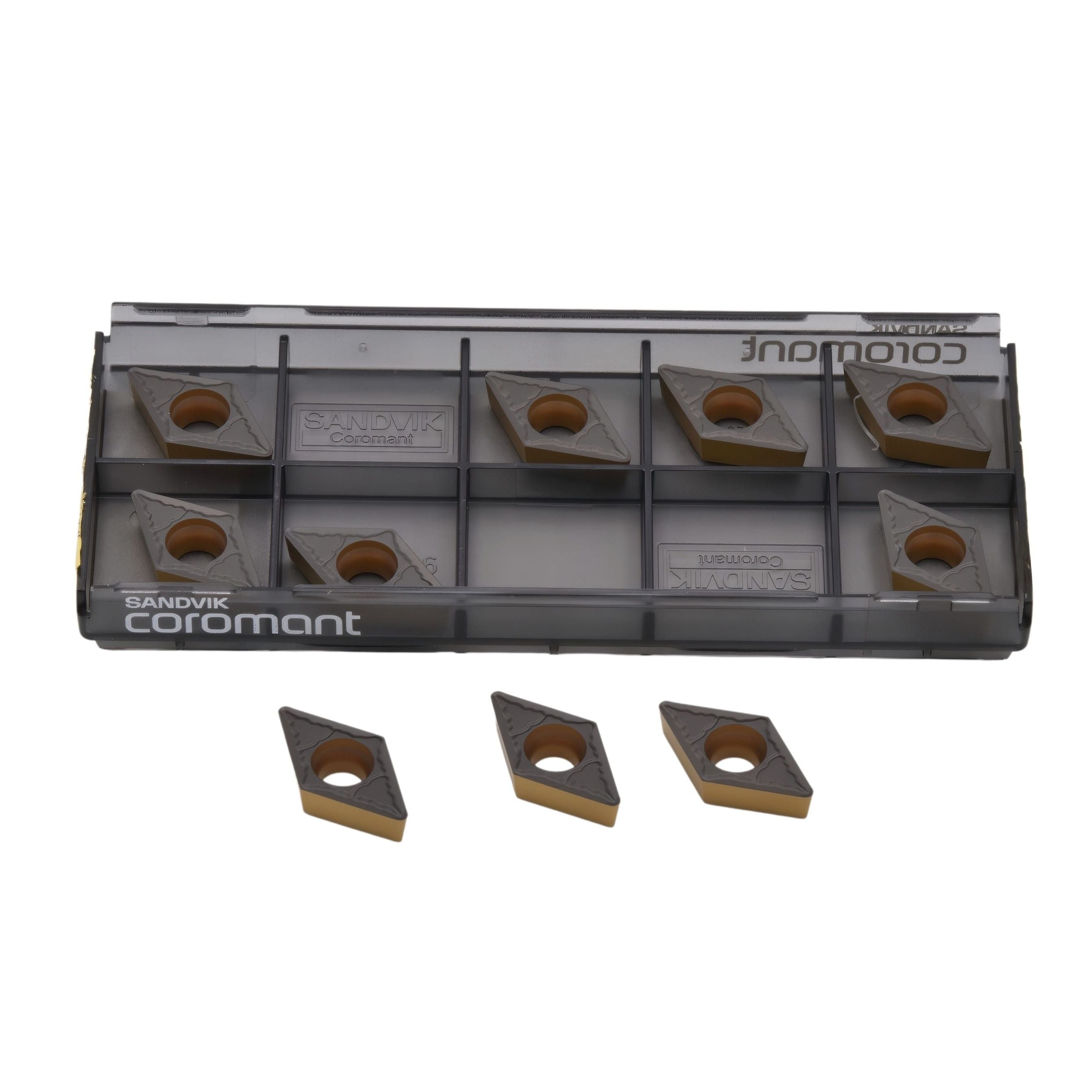 SANDVIK INSERTS 10pc Sandvik Medium Chipbreaker - Steel / Cast Iron Grade Insert - DCMT 11 T3 08-PM 4425