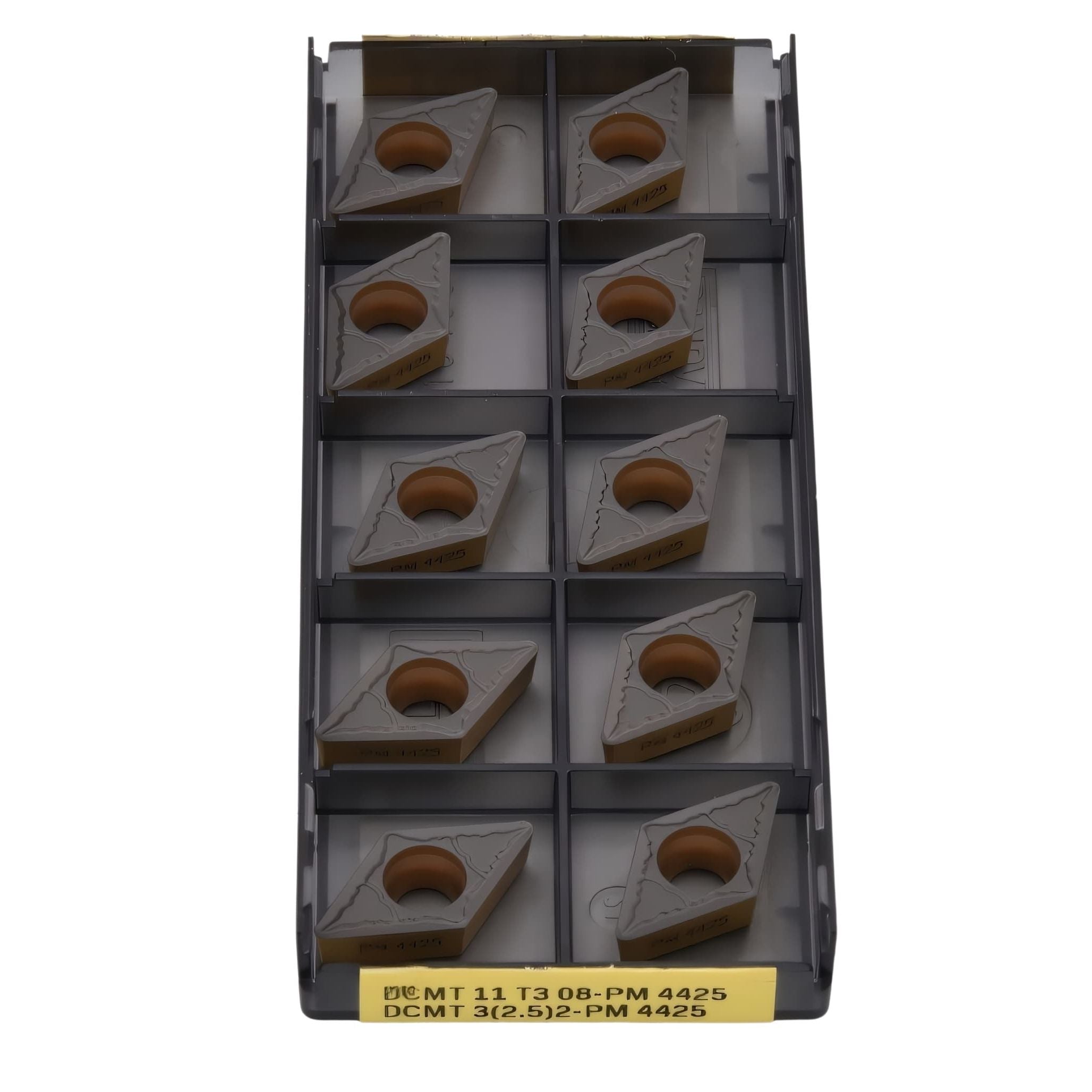 SANDVIK INSERTS 10pc Sandvik Medium Chipbreaker - Steel / Cast Iron Grade Insert - DCMT 11 T3 08-PM 4425