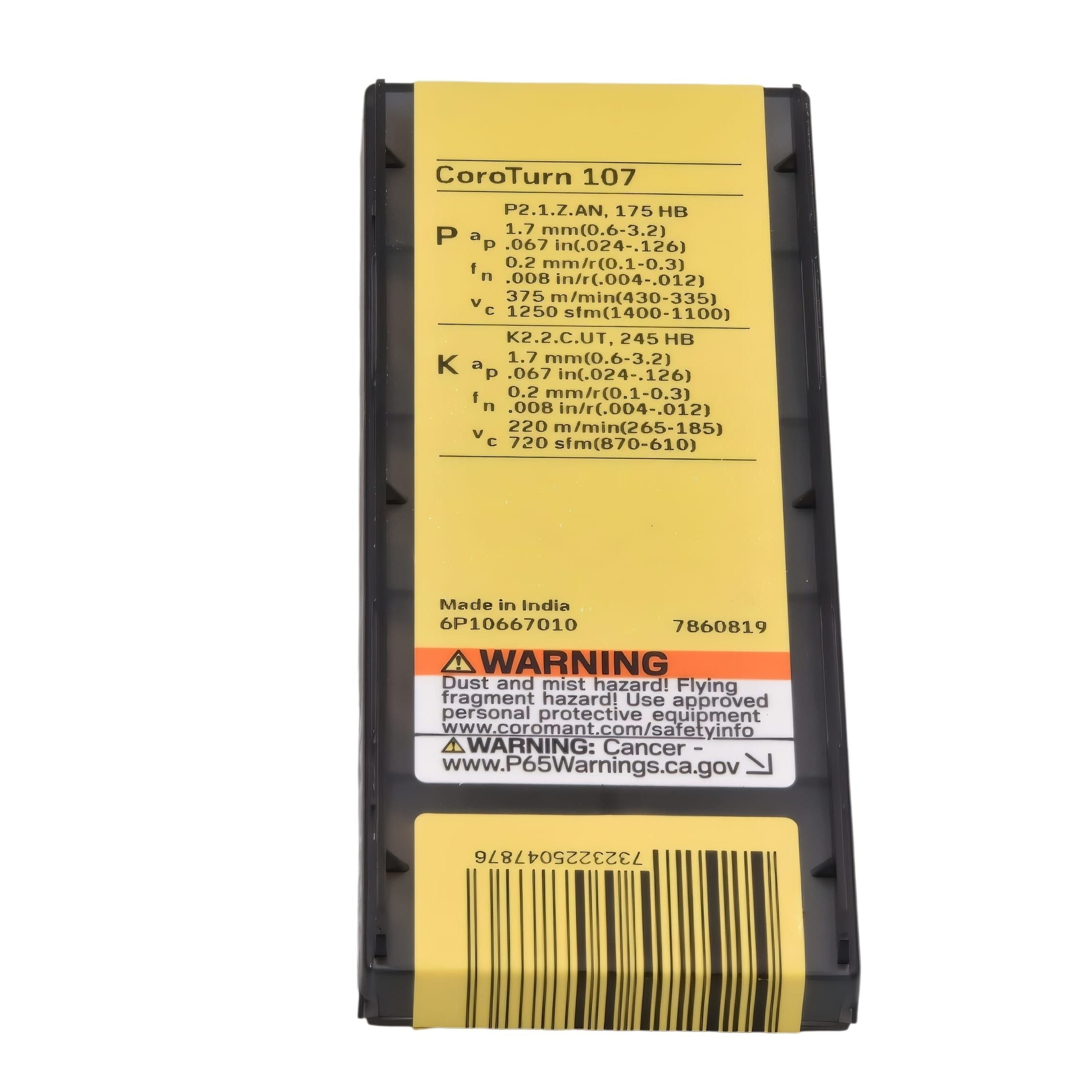 SANDVIK INSERTS 10pc Sandvik Medium Chipbreaker - Steel / Cast Iron Grade Insert - DCMT 11 T3 08-PM 4425