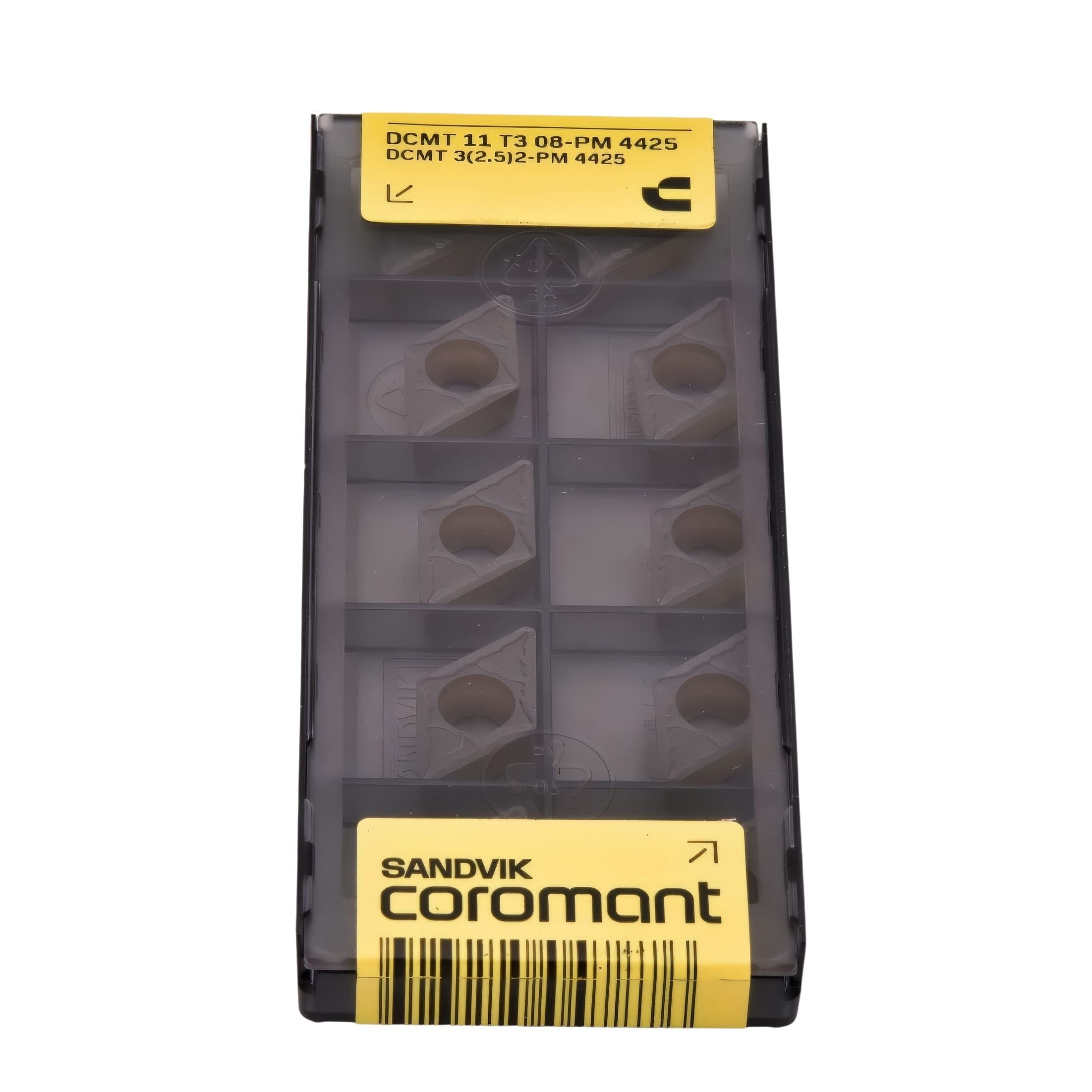 SANDVIK INSERTS 10pc Sandvik Medium Chipbreaker - Steel / Cast Iron Grade Insert - DCMT 11 T3 08-PM 4425