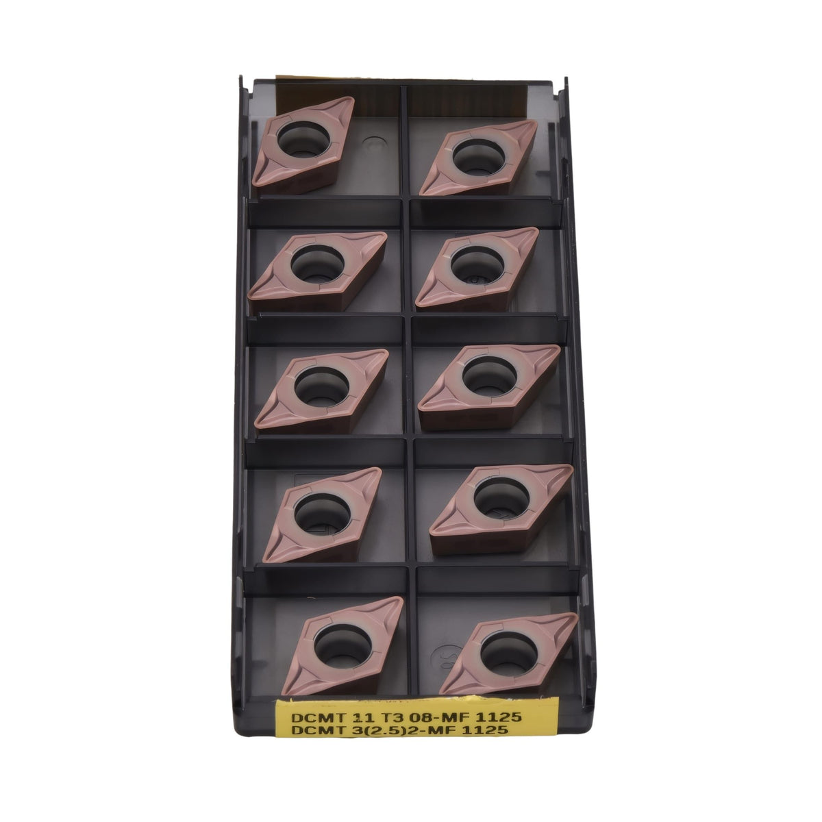 SANDVIK INSERTS 10pcs Sandvik DCMT 11 T3 08-MF 1125 – Turning Insert (Finishing, MF Chipbreaker)